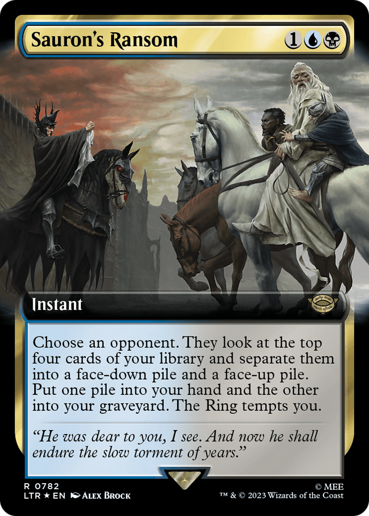 Sauron's Ransom (Extended Art) (Surge Foil) [The Lord of the Rings: Tales of Middle-Earth] | Gamers Paradise