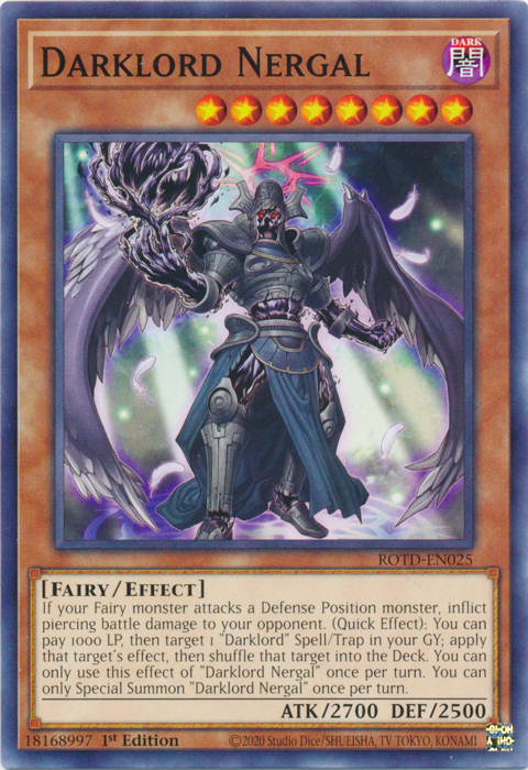 Darklord Nergal [ROTD-EN025] Common | Gamers Paradise