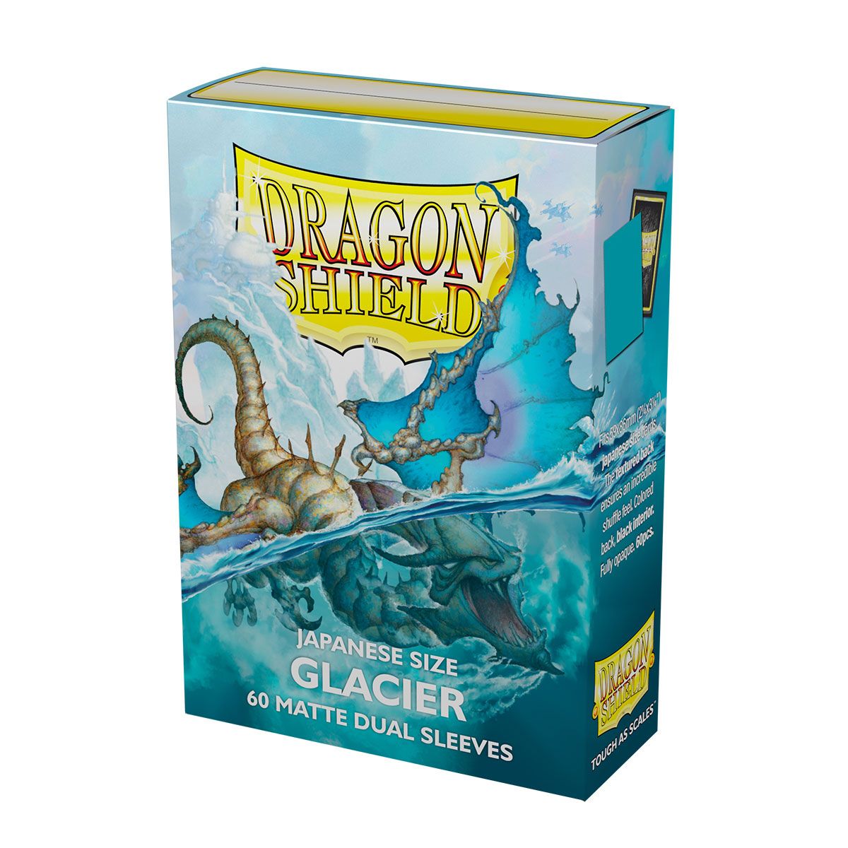 Dragon Shield: Japanese Size 60ct Sleeves - Glacier (Dual Matte) | Gamers Paradise