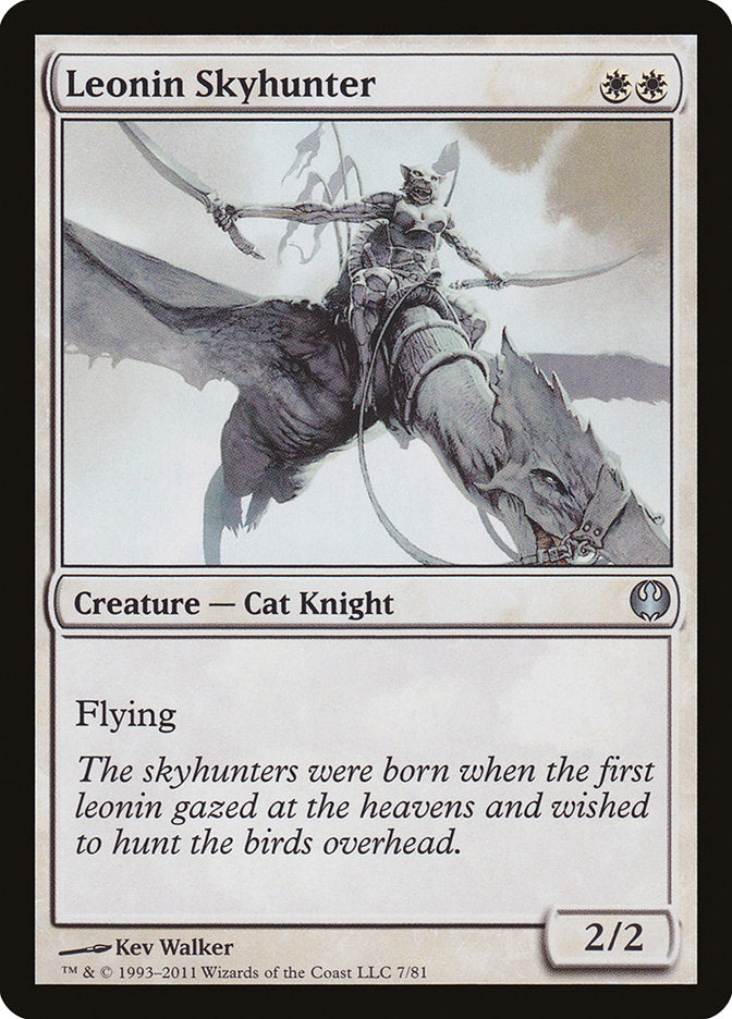 Leonin Skyhunter [Duel Decks: Knights vs. Dragons] | Gamers Paradise