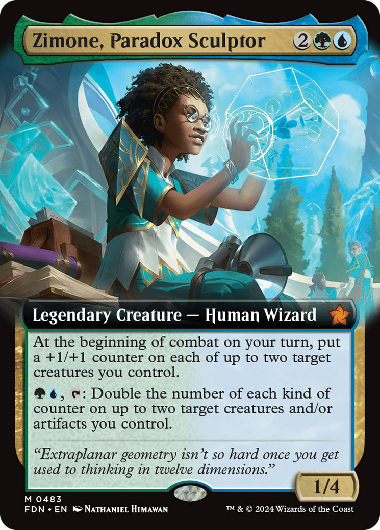 Zimone, Paradox Sculptor (Extended Art) [Foundations] | Gamers Paradise