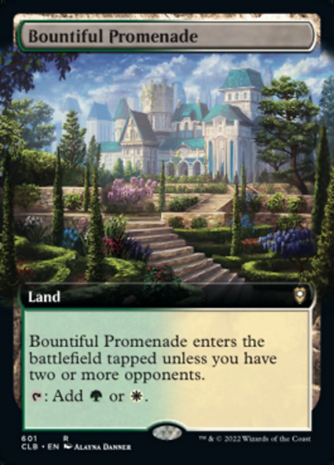 Bountiful Promenade (Extended Art) [Commander Legends: Battle for Baldur's Gate] | Gamers Paradise