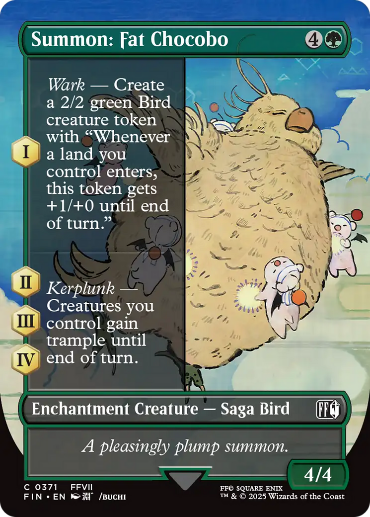 Summon: Fat Chocobo (Borderless) [FINAL FANTASY] | Gamers Paradise
