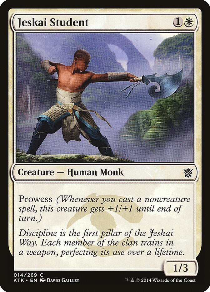 Jeskai Student [Khans of Tarkir] | Gamers Paradise