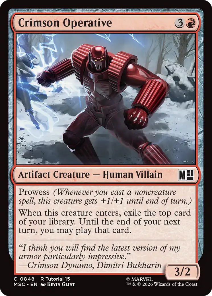 Crimson Operative [Marvel Super Heroes Commander] | Gamers Paradise
