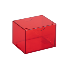 Dragon Shield: Strongbox - Clear Red | Gamers Paradise