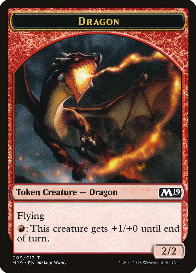 Dragon Token (009/017) [Core Set 2019 Tokens] | Gamers Paradise