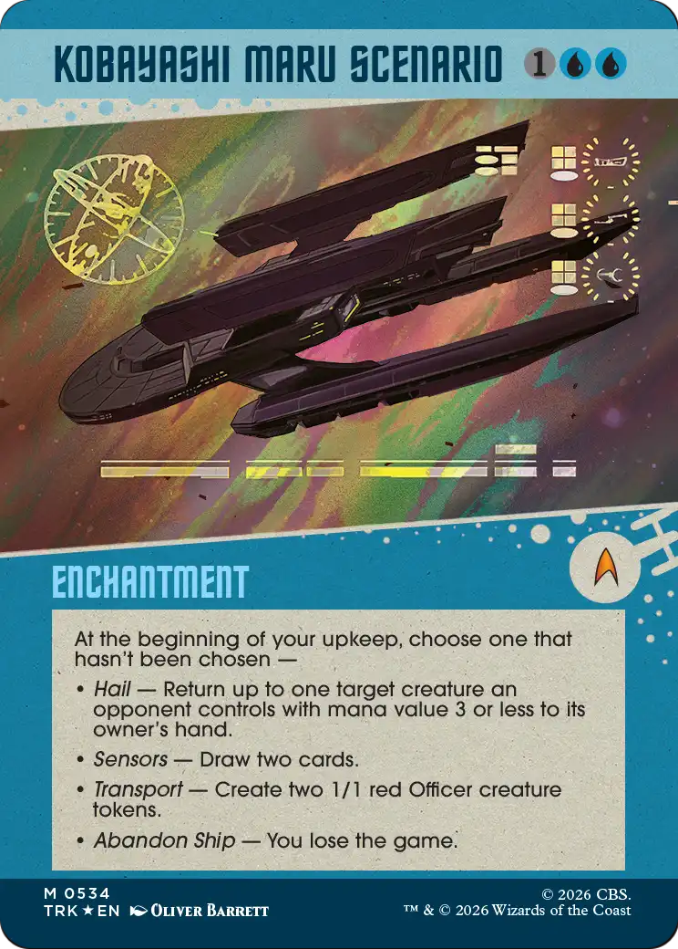 Kobayashi Maru Scenario (Showcase) (Surge Foil) [Star Trek] | Gamers Paradise