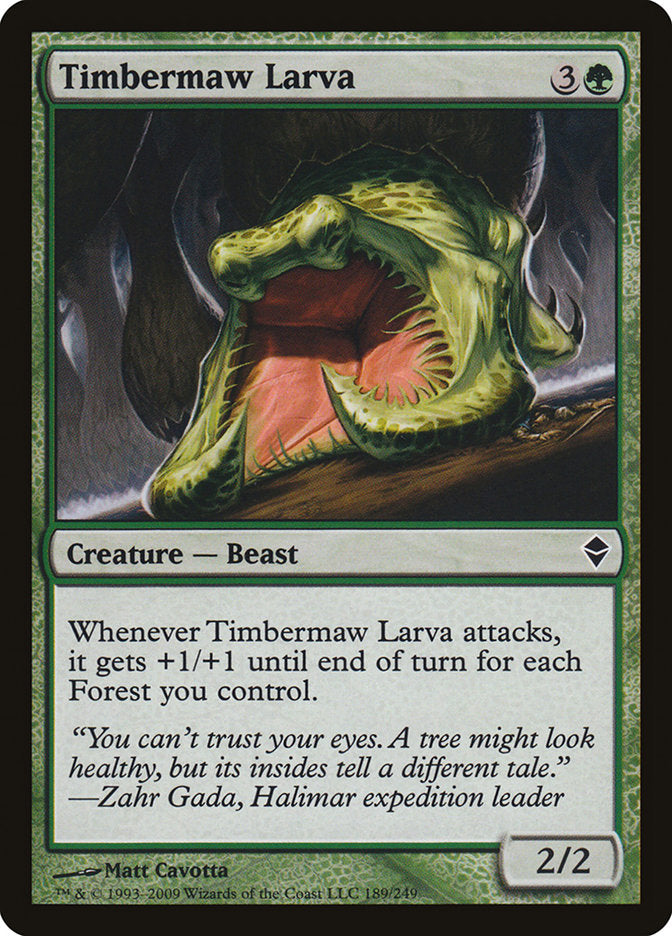 Timbermaw Larva [Zendikar] | Gamers Paradise