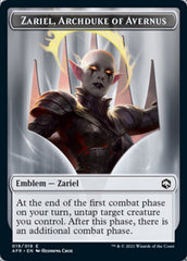 Dog Illusion // Zariel, Archduke of Avernus Emblem Double-Sided Token [Dungeons & Dragons: Adventures in the Forgotten Realms Tokens] | Gamers Paradise