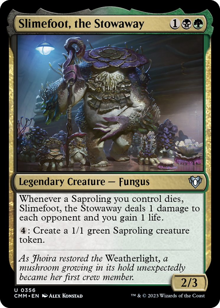 Slimefoot, the Stowaway [Commander Masters] | Gamers Paradise