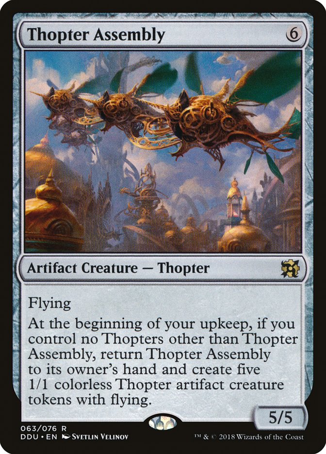 Thopter Assembly [Duel Decks: Elves vs. Inventors] | Gamers Paradise