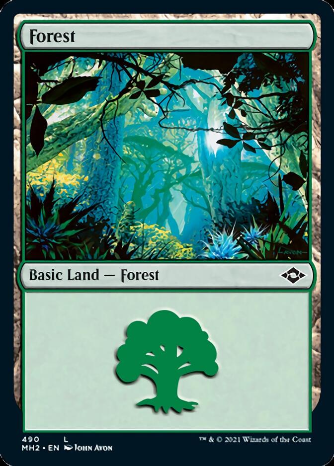 Forest (490) (Foil Etched) [Modern Horizons 2] | Gamers Paradise
