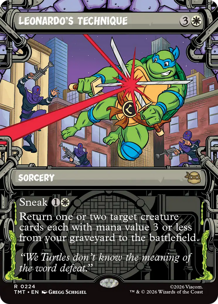 Leonardo's Technique (Showcase) [Teenage Mutant Ninja Turtles] | Gamers Paradise