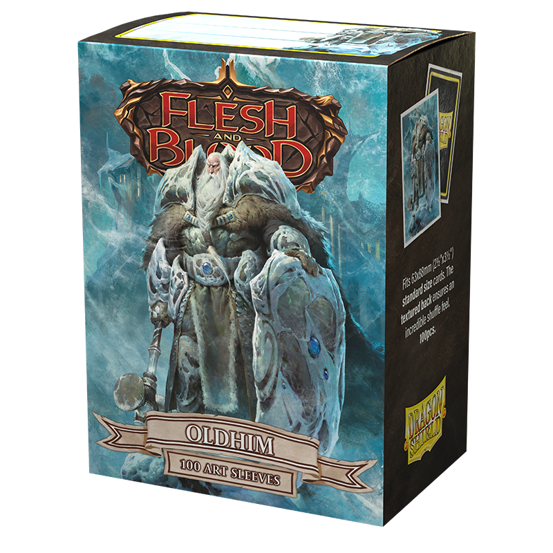 Dragon Shield: Standard 100ct Art Sleeves - Flesh and Blood (Oldhim) | Gamers Paradise