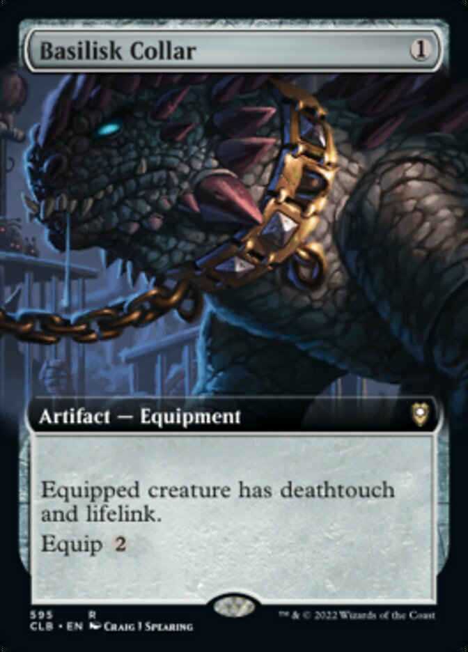 Basilisk Collar (Extended Art) [Commander Legends: Battle for Baldur's Gate] | Gamers Paradise