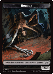 Horror // Manifest Double-Sided Token [Duskmourn: House of Horror Tokens] | Gamers Paradise