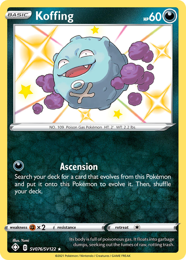 Koffing (SV076/SV122) [Sword & Shield: Shining Fates] | Gamers Paradise