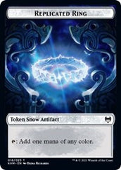 Replicated Ring // Thopter Double-Sided Token [Kaldheim Commander Tokens] | Gamers Paradise