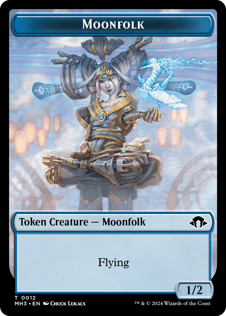 Servo // Moonfolk Double-Sided Token [Modern Horizons 3 Tokens] | Gamers Paradise