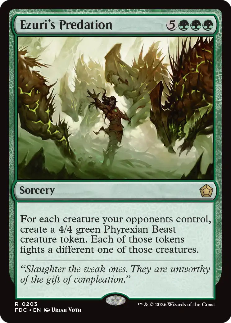 Ezuri's Predation [Foundations Commander] | Gamers Paradise