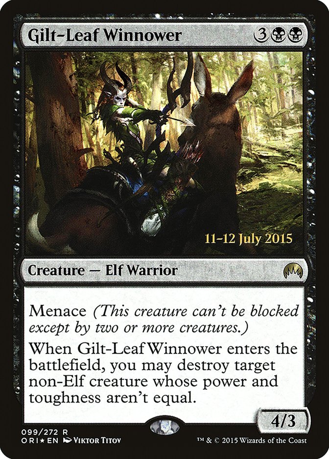 Gilt-Leaf Winnower [Magic Origins Prerelease Promos] | Gamers Paradise