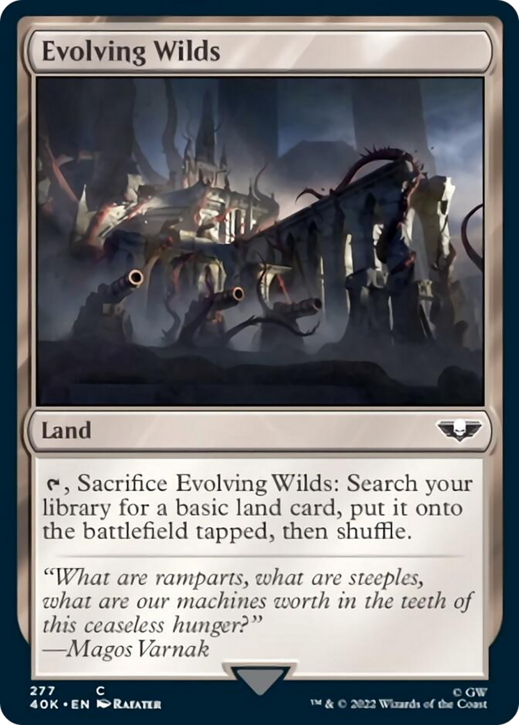 Evolving Wilds (Surge Foil) [Warhammer 40,000] | Gamers Paradise