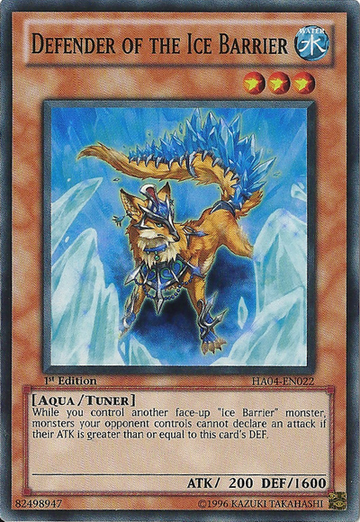 Defender of the Ice Barrier [HA04-EN022] Super Rare | Gamers Paradise