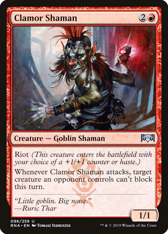 Clamor Shaman [Ravnica Allegiance] | Gamers Paradise