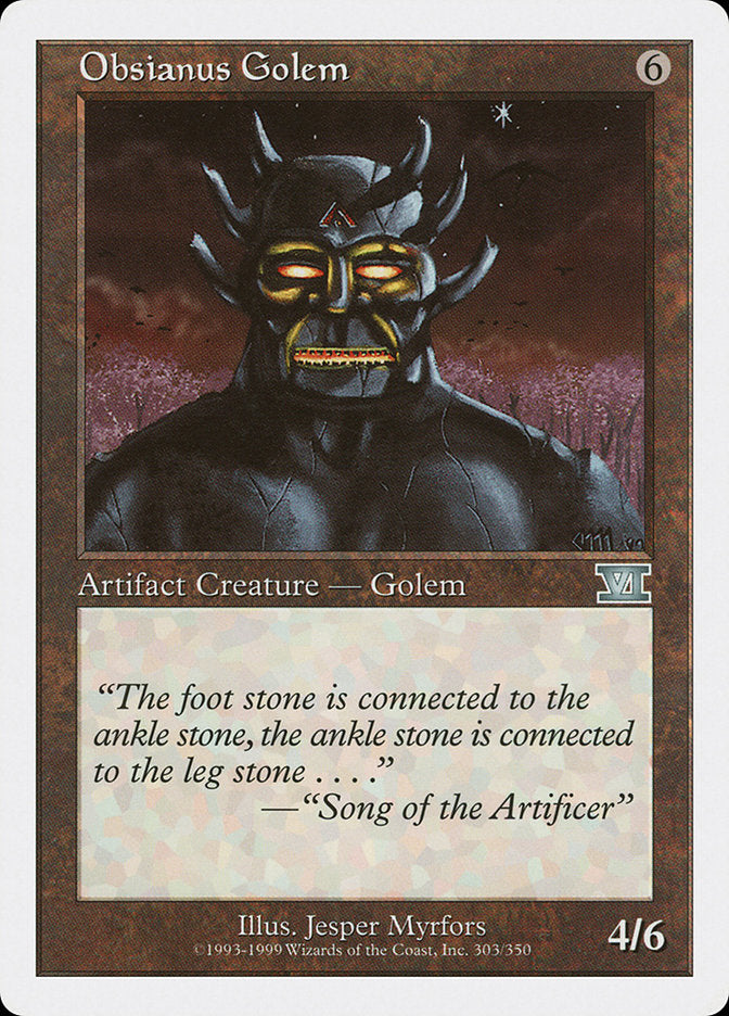 Obsianus Golem [Classic Sixth Edition] | Gamers Paradise
