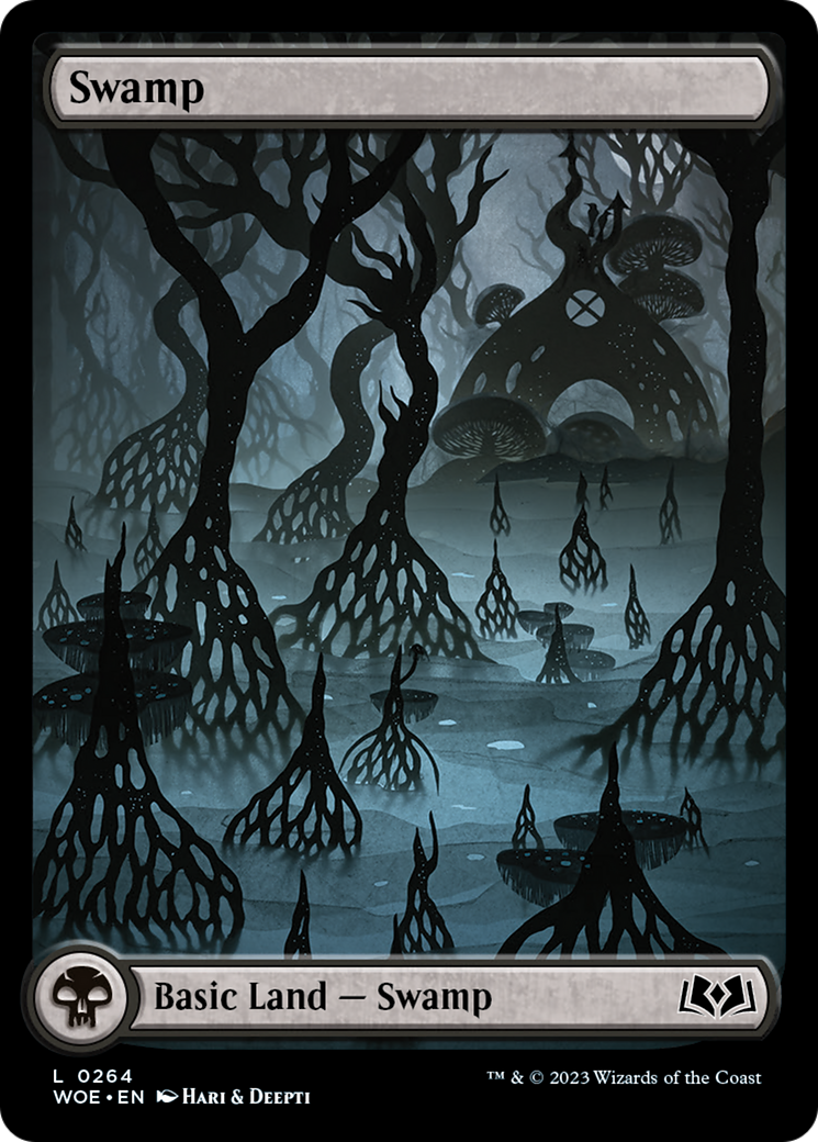 Swamp (264) (Full-Art) [Wilds of Eldraine] | Gamers Paradise