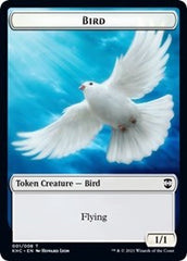 Bird // Spirit Double-Sided Token [Kaldheim Commander Tokens] | Gamers Paradise