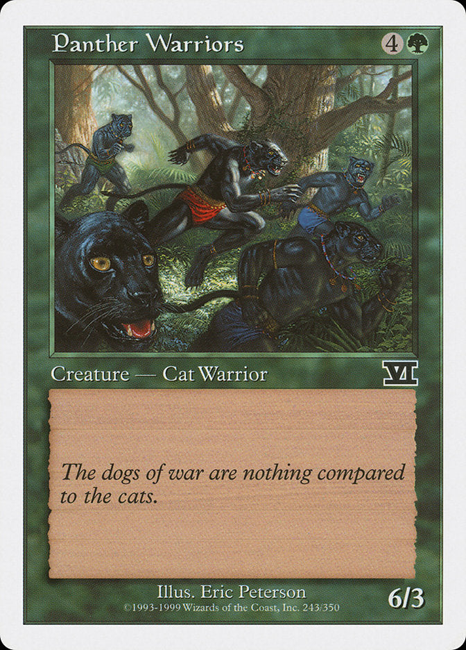 Panther Warriors [Classic Sixth Edition] | Gamers Paradise
