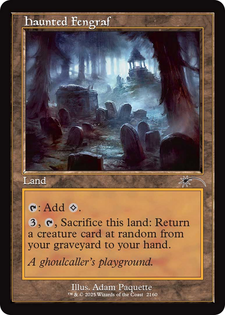 Haunted Fengraf (Retro Frame) [Secret Lair Drop Series] | Gamers Paradise