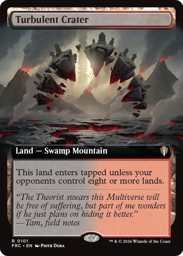 Turbulent Crater (Extended Art) [Reality Fracture Commander] | Gamers Paradise