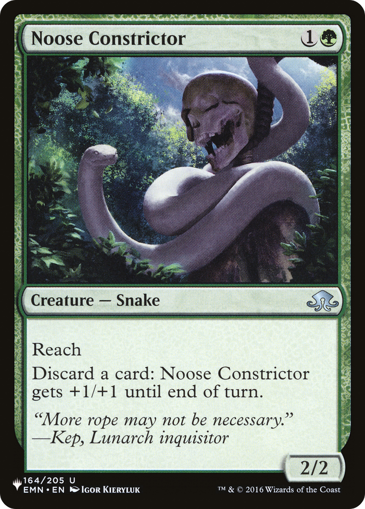 Noose Constrictor [The List Reprints] | Gamers Paradise