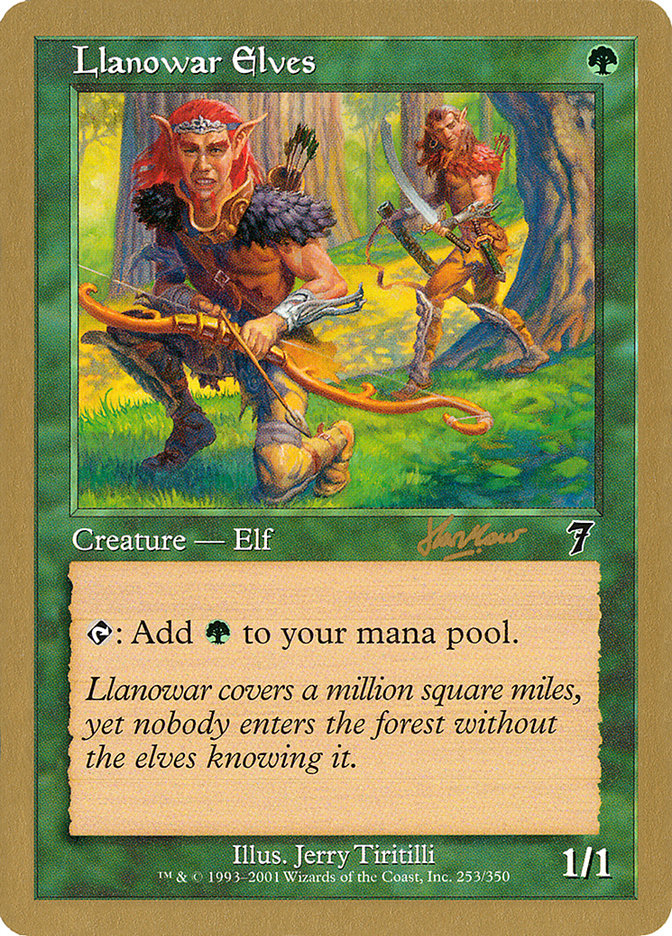 Llanowar Elves (Sim Han How) [World Championship Decks 2002] | Gamers Paradise