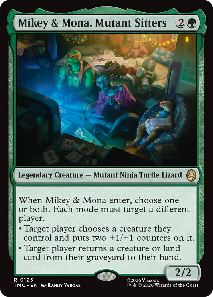 Mikey & Mona, Mutant Sitters [Teenage Mutant Ninja Turtles Commander] | Gamers Paradise