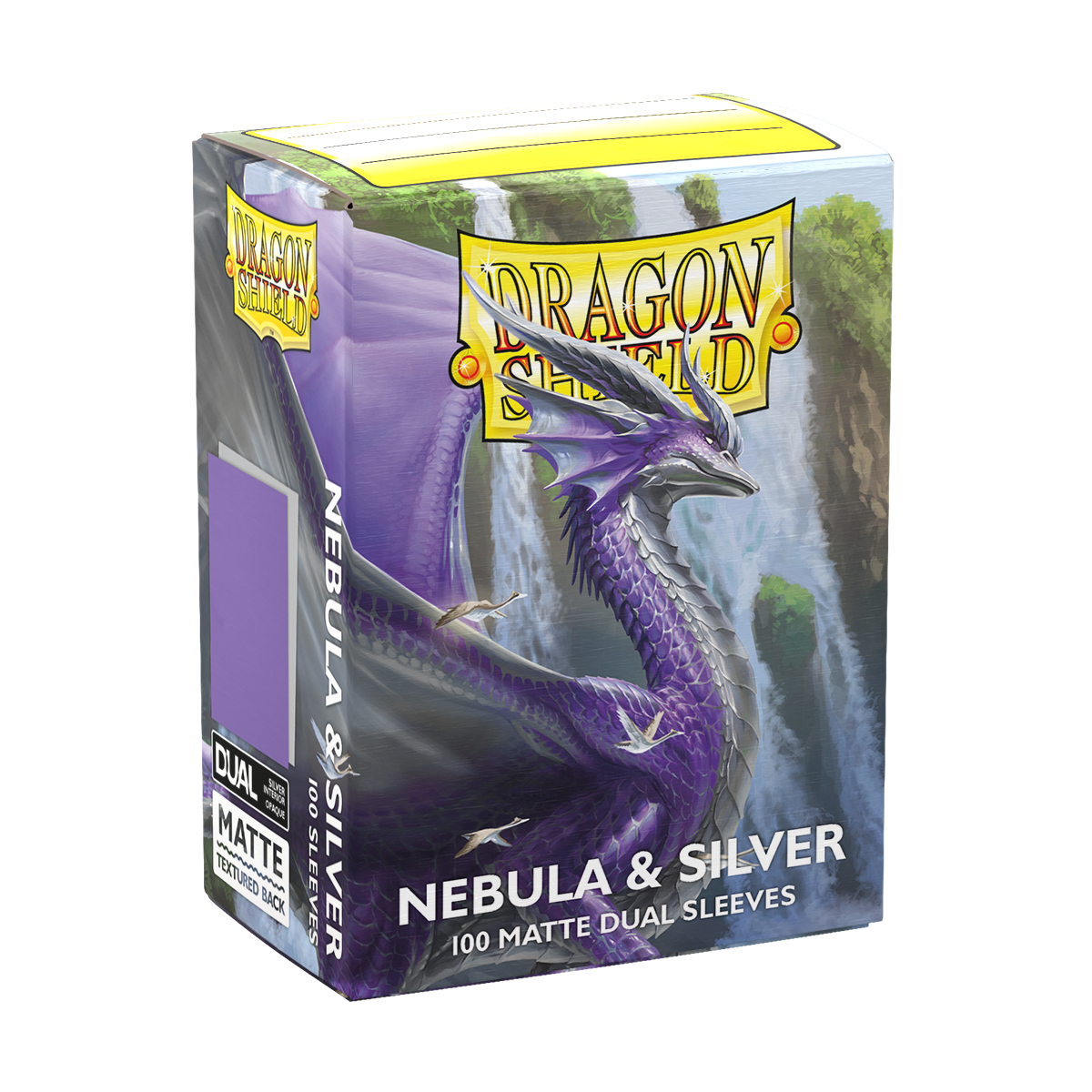 Dragon Shield: Standard 100ct Sleeves - Nebula & Silver (Dual Matte) | Gamers Paradise