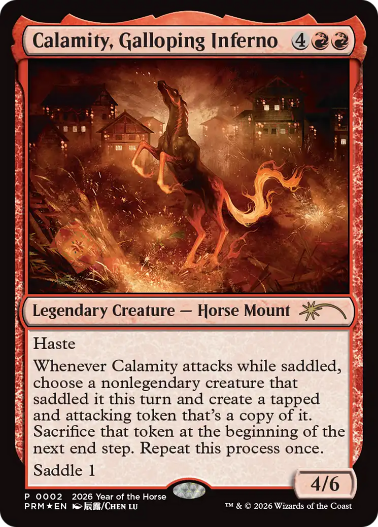 Calamity, Galloping Inferno (Year of the Horse 2026) [Standard Showdown Promos] | Gamers Paradise