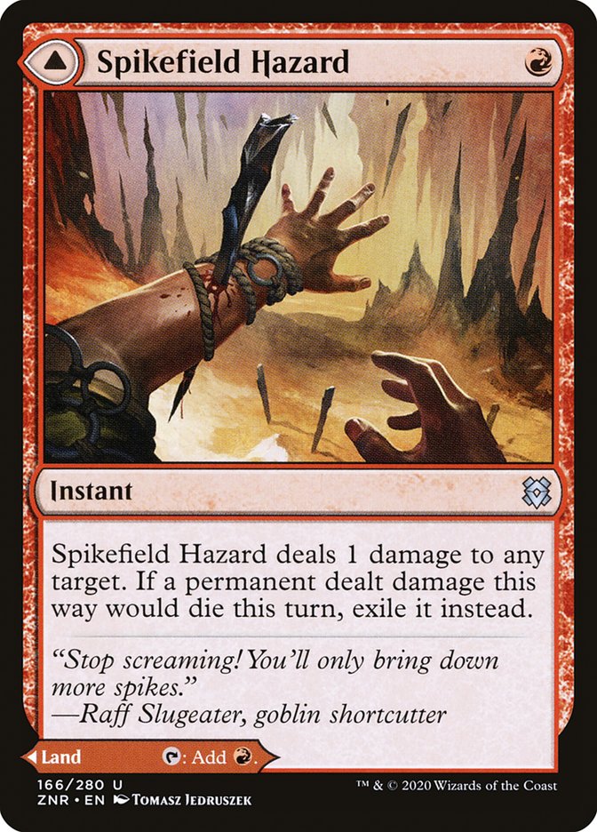 Spikefield Hazard // Spikefield Cave [Zendikar Rising] | Gamers Paradise
