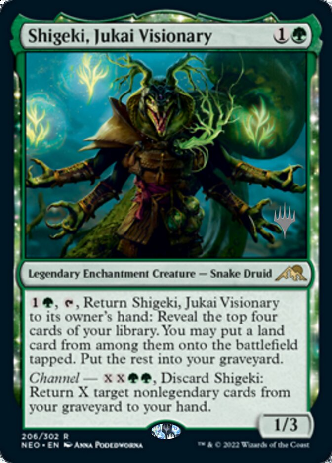 Shigeki, Jukai Visionary (Promo Pack) [Kamigawa: Neon Dynasty Promos] | Gamers Paradise