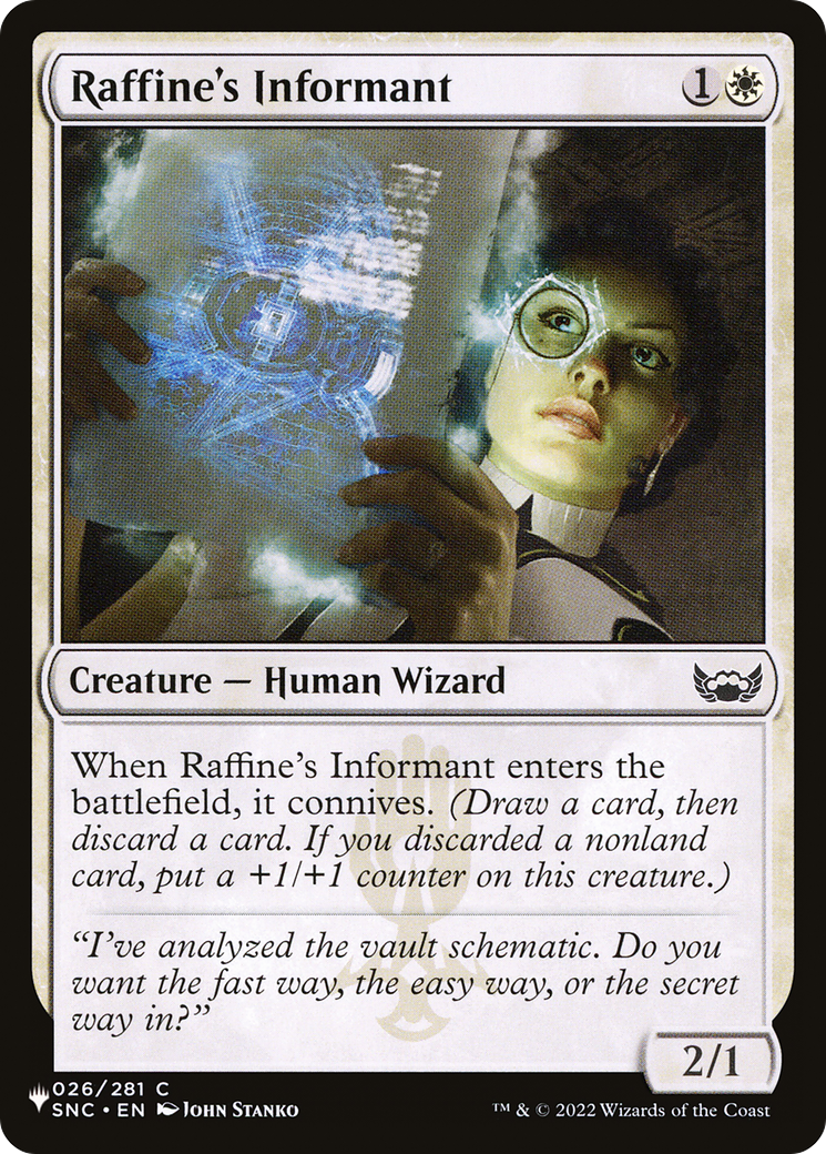 Raffine's Informant [The List] | Gamers Paradise
