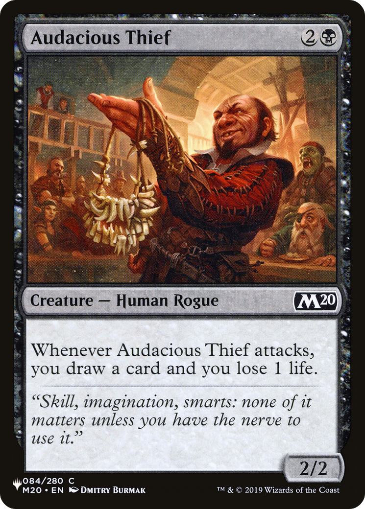 Audacious Thief [The List Reprints] | Gamers Paradise