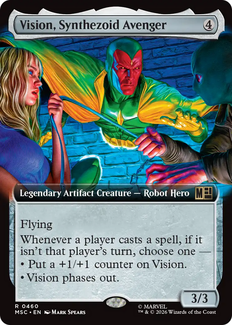 Vision, Synthezoid Avenger (Extended Art) [Marvel Super Heroes Commander] | Gamers Paradise