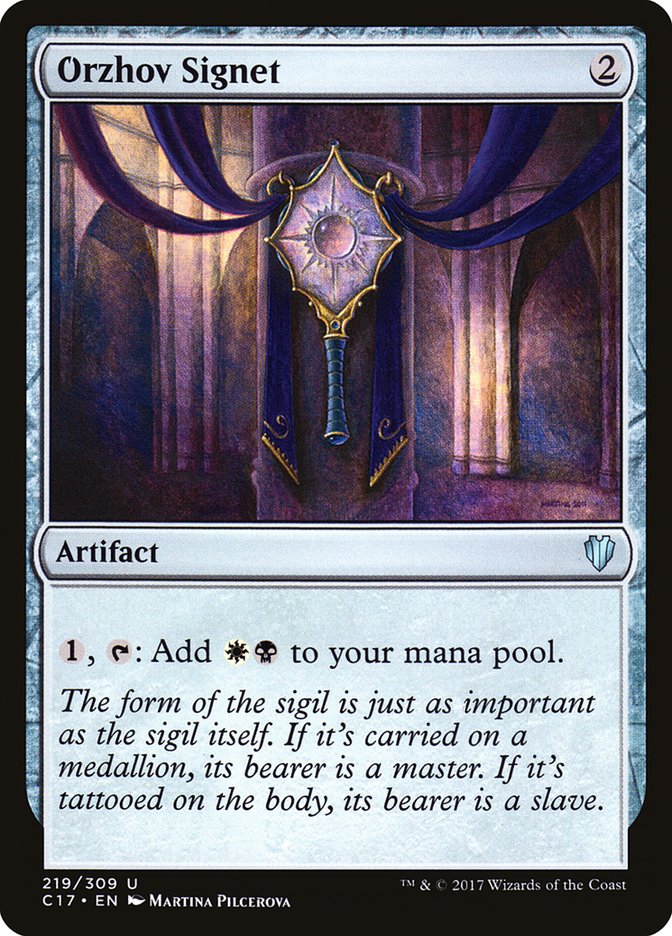 Orzhov Signet [Commander 2017] | Gamers Paradise