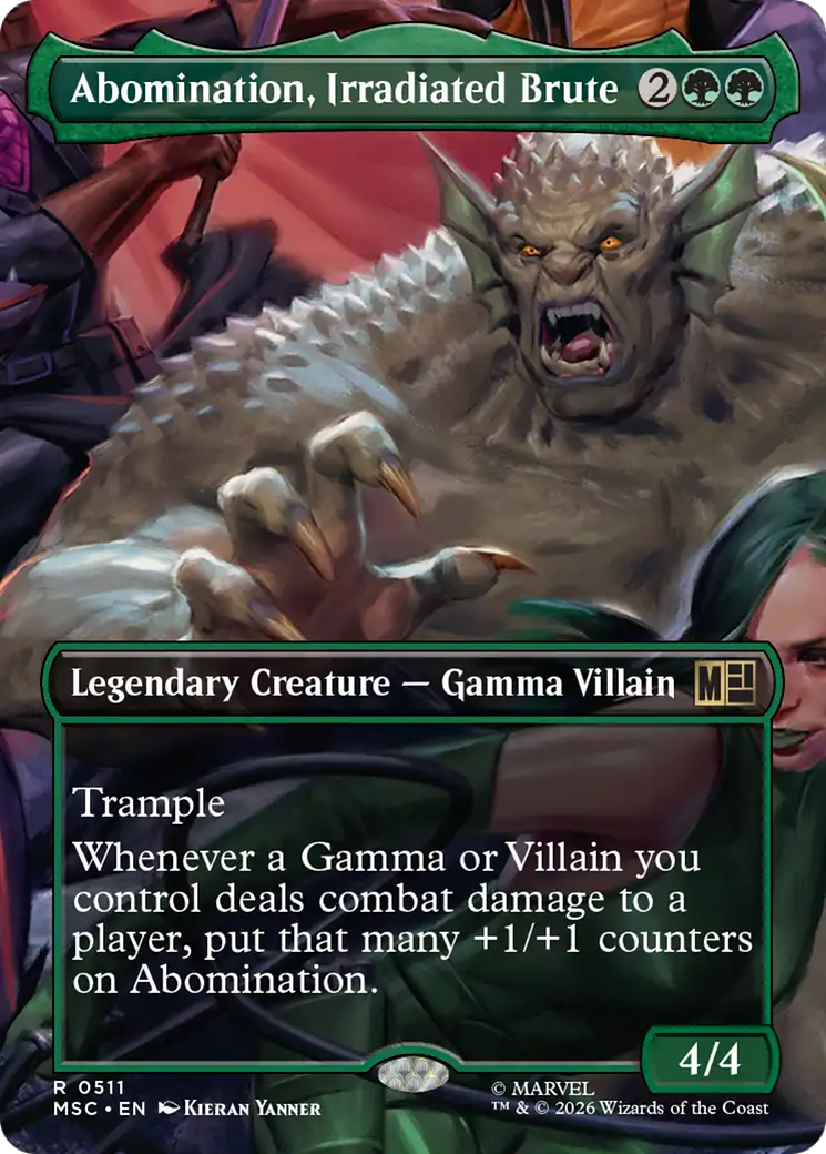 Abomination, Irradiated Brute (Borderless) [Marvel Super Heroes Commander] | Gamers Paradise