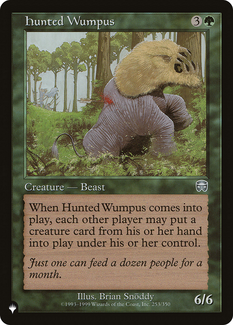 Hunted Wumpus [The List Reprints] | Gamers Paradise