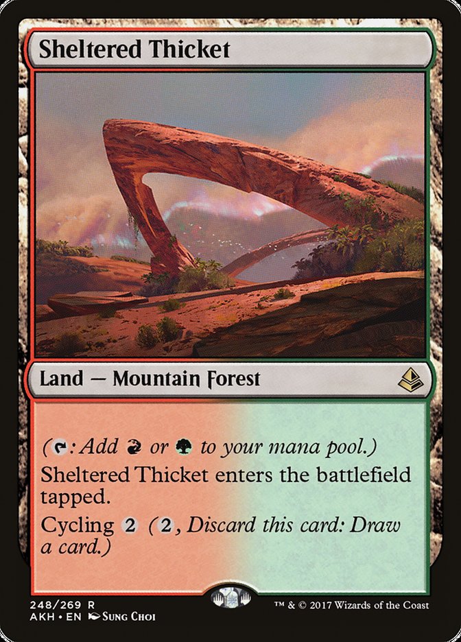 Sheltered Thicket [Amonkhet] | Gamers Paradise