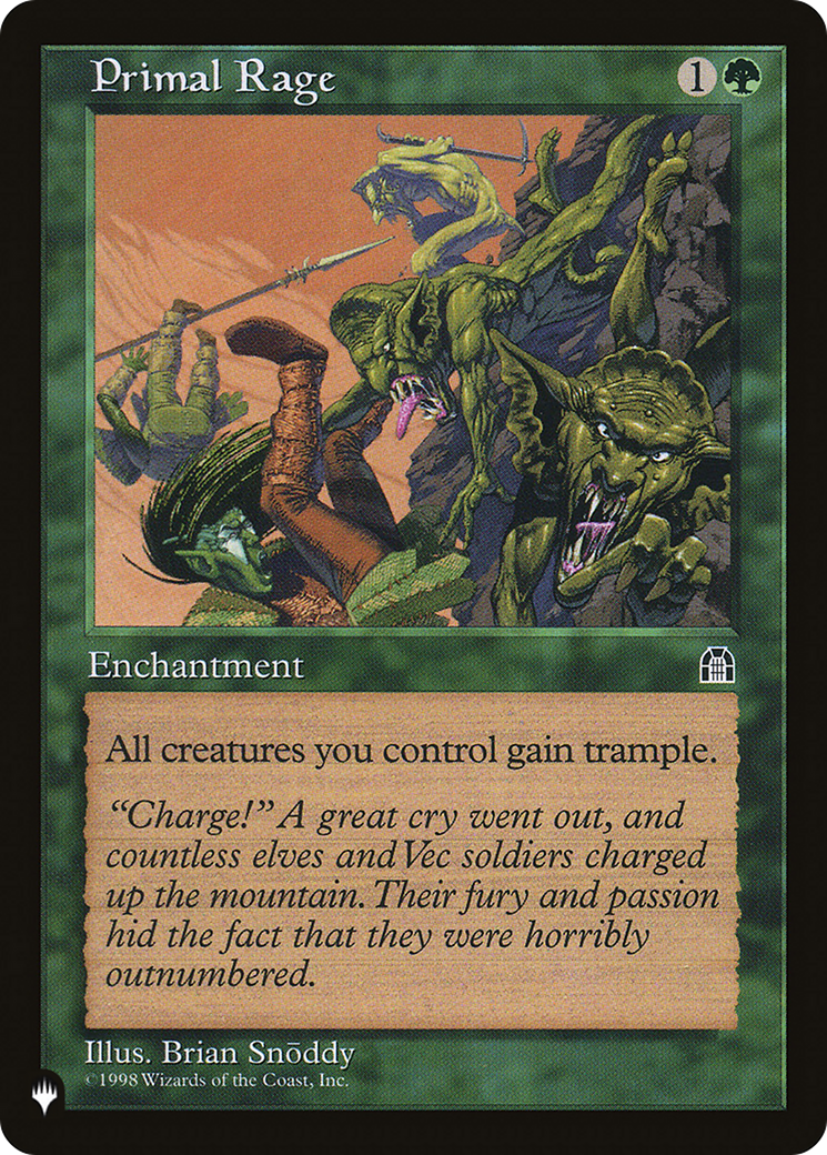 Primal Rage [The List Reprints] | Gamers Paradise